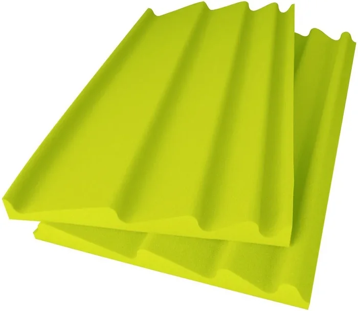 Mega Acoustic WAVE Panel AB 120×60 Green Panneau de mousse absorbant