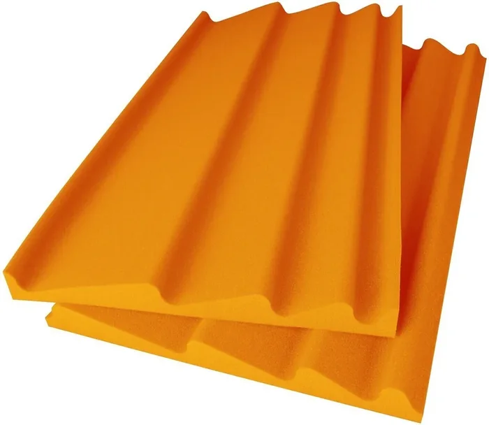 Mega Acoustic WAVE Panel AB 120×60 Orange Panneau de mousse absorbant