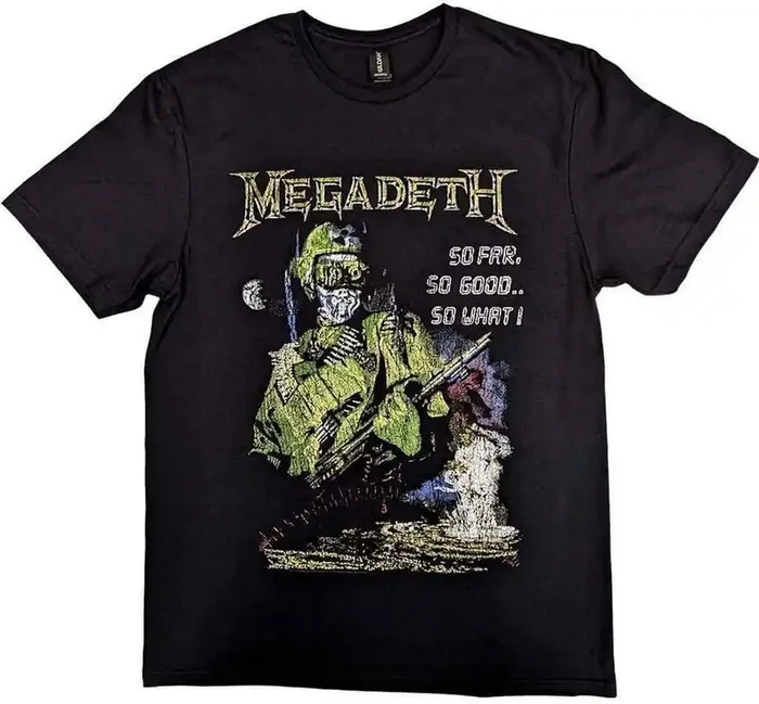 Megadeth T-shirt SFSGSW Explosion Vintage Unisex Black S