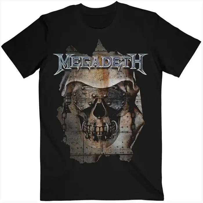Megadeth T-shirt Youthanasia Ripped Thru Unisex Black S