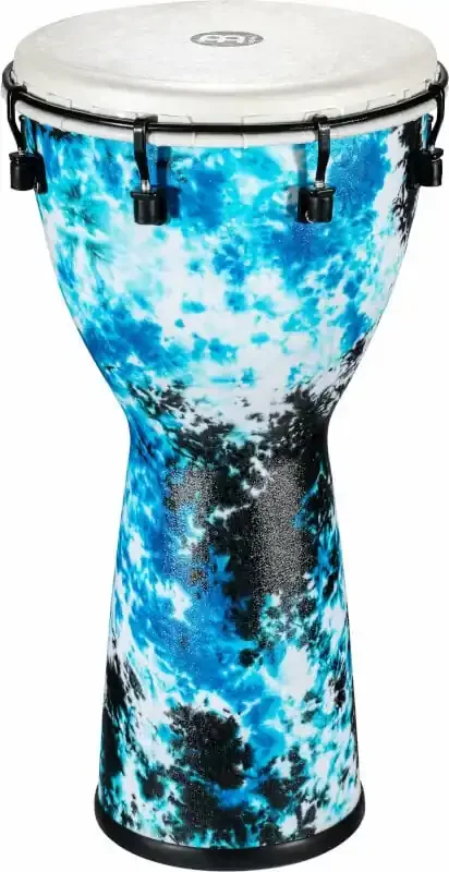 Meinl ADJ10-GB 10″ Alpine Series Djembe Galactic Blue Tie Dye 10″ Djembé