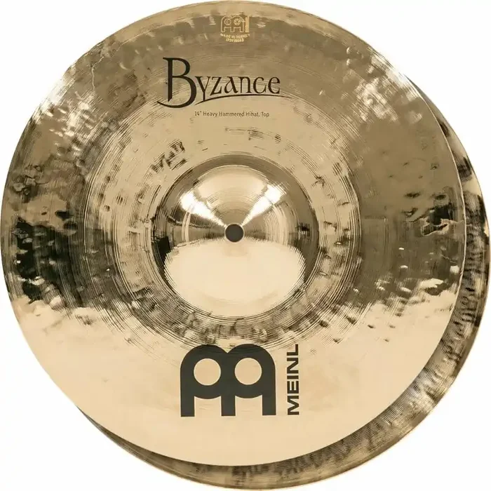 Meinl Byzance Brilliant Heavy Hammered 14″ Cymbale charleston