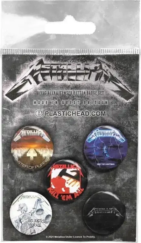 Metallica Albums 1983-1991 Badge