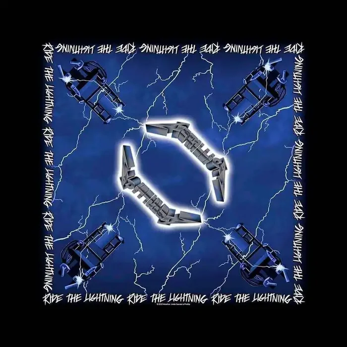 Metallica Foulard Ride the Lightning Black
