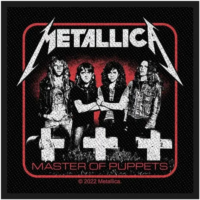 Metallica Master Of Puppets Band Patch à coudre