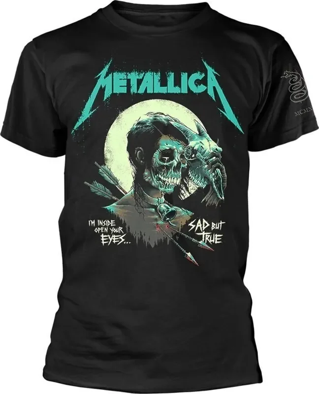 Metallica T-shirt Sbt Poster Unisex Black S