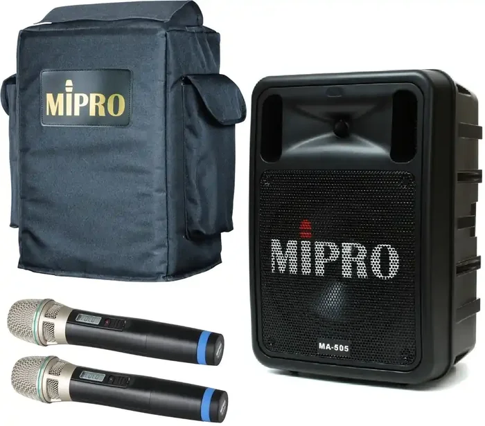 MiPro MA-505 Vocal Dual Set Système de sonorisation alimenté par batterie