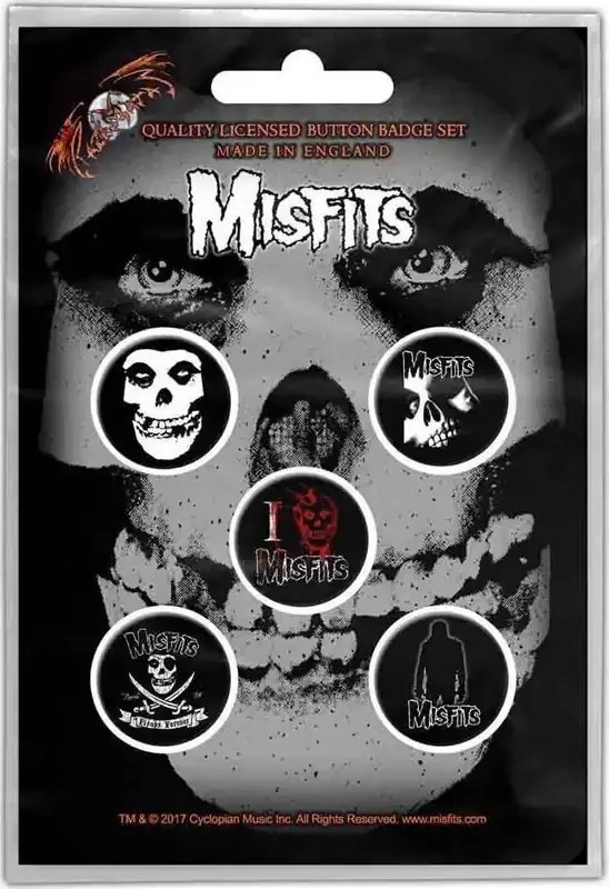 Misfits Skull Badge