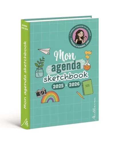 Mon agenda Sketchbook Edition 2025-2026