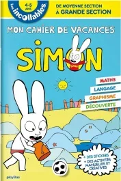 Mon cahier de vacances Simon. De la moyenne à la grande section