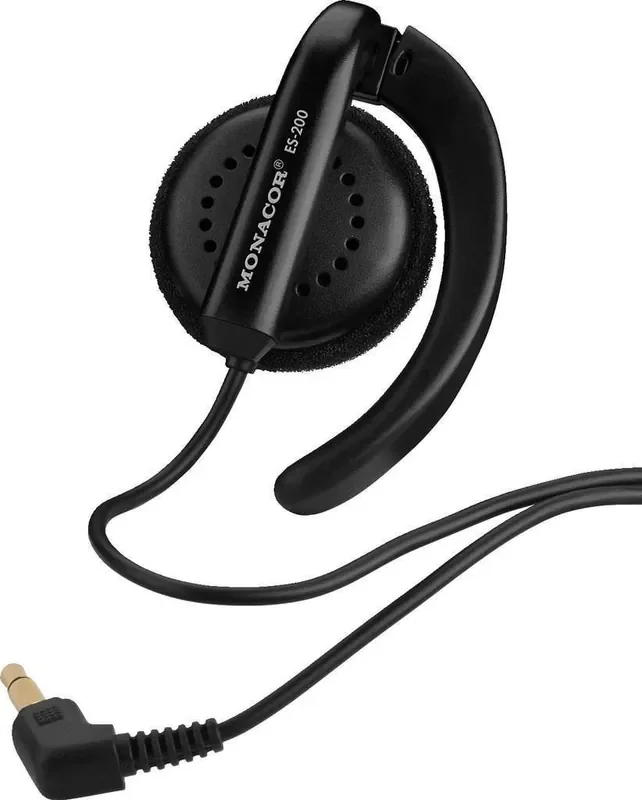 Monacor ES-200 Black Écouteurs supra-auriculaires