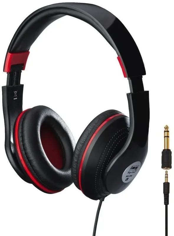 Monacor MD-390 Black Écouteurs supra-auriculaires