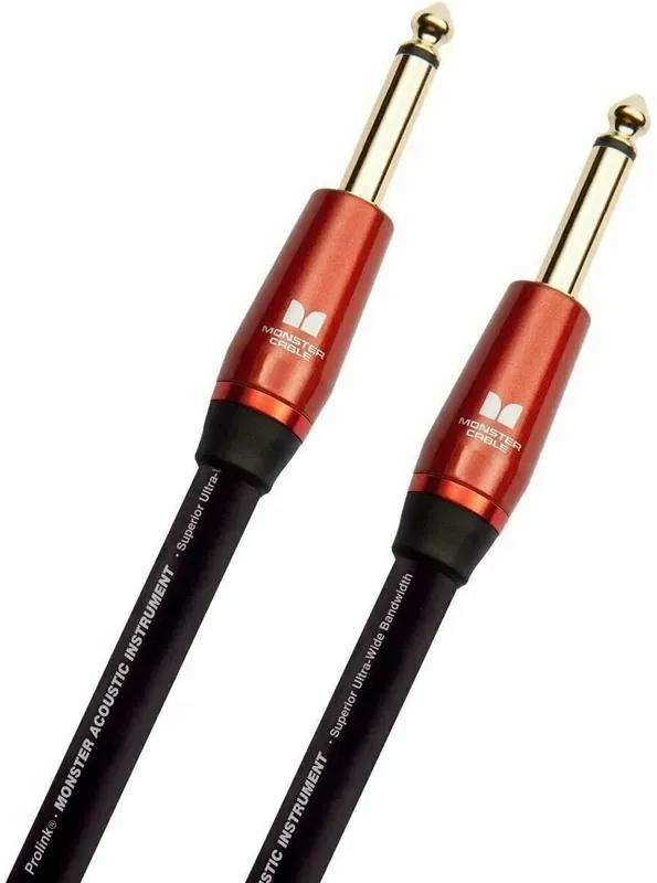 Monster Cable Prolink Acoustic 21FT Instrument Cable 6,4 m Droit – Droit Câble d‘instrument