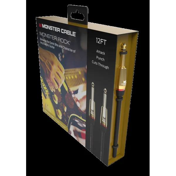 Monster Cable PROLINK ROCK INSTRUMENT CABLE JACK MALE – JACK MALE (3.65m) – Image 2