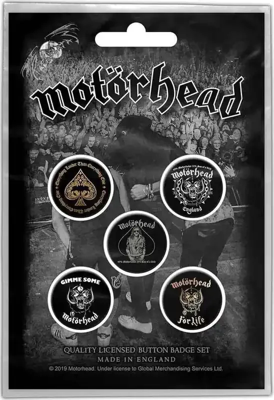 Motörhead Clean Your Clock Badge