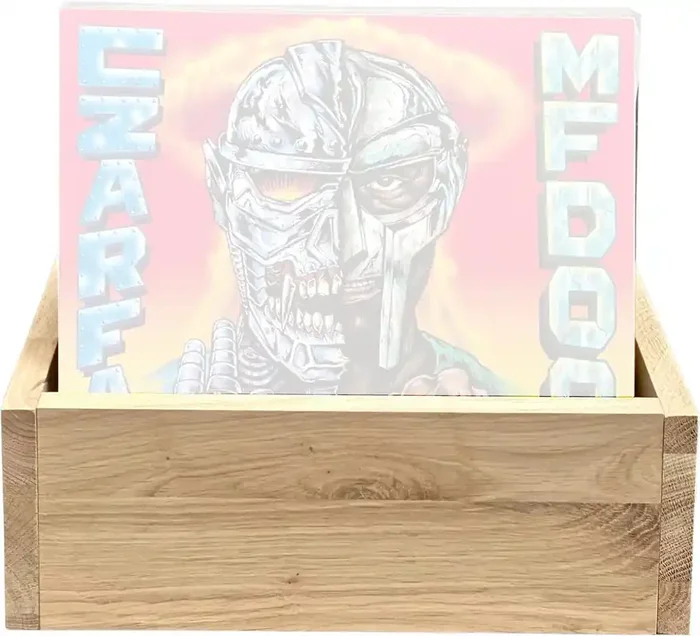 Music Box Designs A Vulgar Display of Vinyl 12″ Boîte pour disques LP Natural