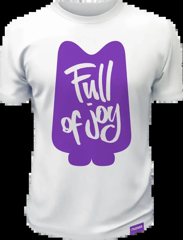 Muziker T-Shirt Classic Joy Unisex T-shirt Unisex White S