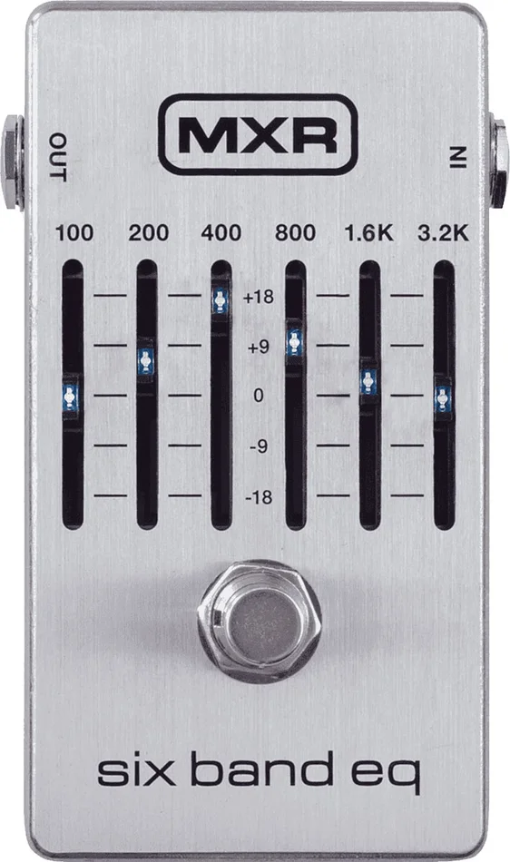 MXR M109S Egaliseur Graphique 6 Bandes Silver