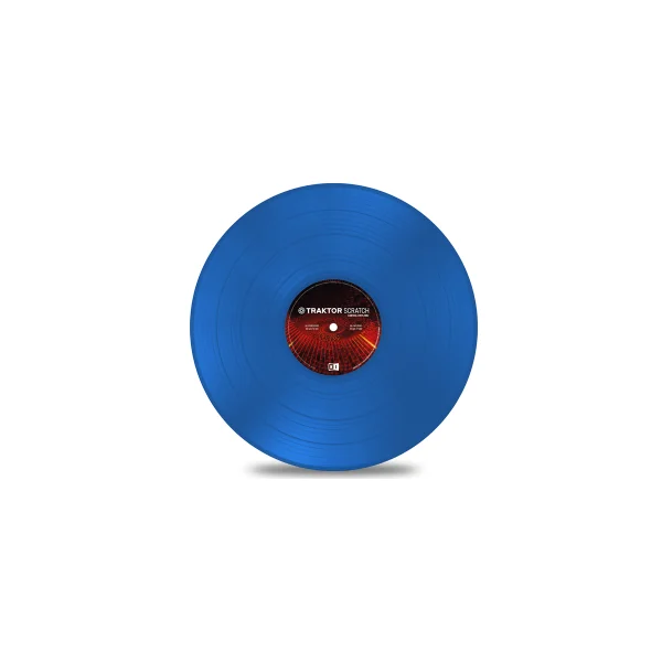 Native Instruments TRAKTOR SCRATCH VINYL MKII (BLEU)