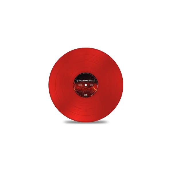 Native Instruments TRAKTOR SCRATCH VINYL MKII (ROUGE)