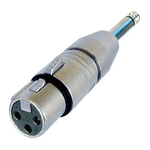 NEUTRIK NA2fp – Adaptateur XLR 3 Femelle / Jack Mono Male 6,35 Mm
