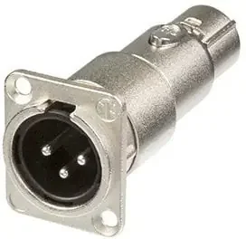 Neutrik NA3MDF XLR-XLR adapter
