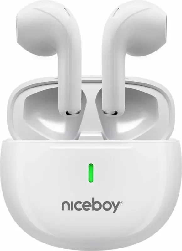 Niceboy Hive Beans Pop White Écouteurs intra-auriculaires sans fil