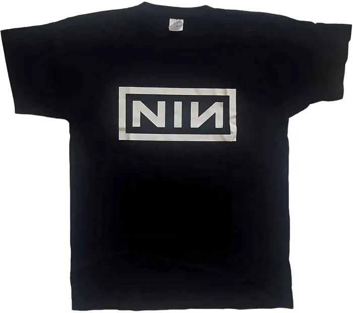 Nine Inch Nails T-shirt Classic Logo Unisex Black 2XL