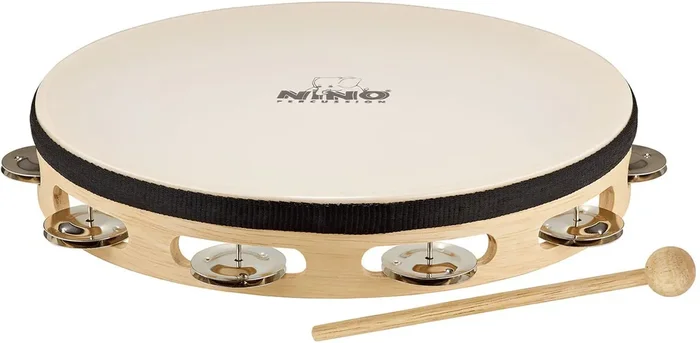 Nino NINO25 10″ Tambourin avec peau