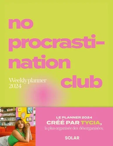 No procastination club. Weekly Planner Edition 2024