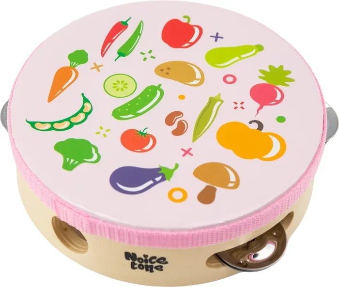 Noicetone M D001-3 Pink 5,9″ Tambourin avec peau