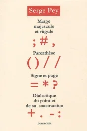 Nombre, ligne, marge, majuscule, virgule, parenthèse, signe, page, du point et de sa soustraction