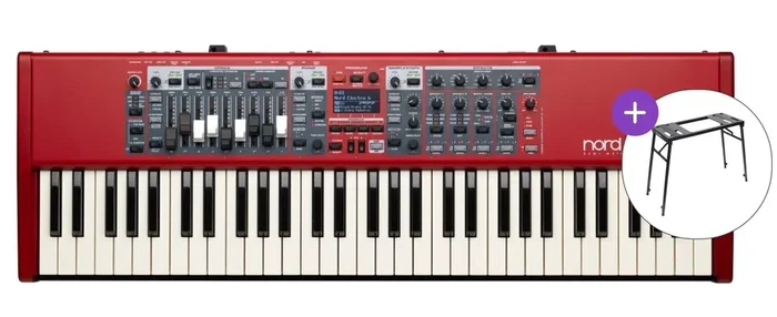 NORD Electro 6D 61 STND SET Piano de scène Red