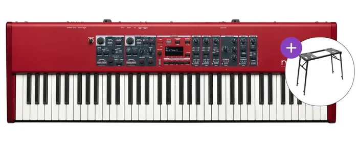 NORD Piano 5 73 STND SET Piano de scène Red