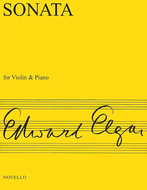 Novello Elgar Edward – Sonate – Violon & Piano