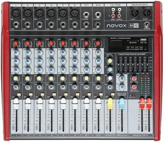 Novox M10 Table de mixage analogique