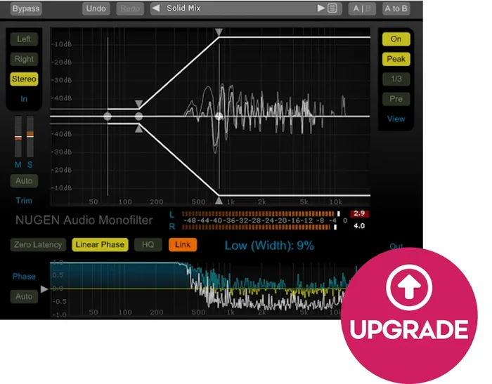 Nugen Audio Monofilter > Monofilter V4 UPG (Produit numérique)