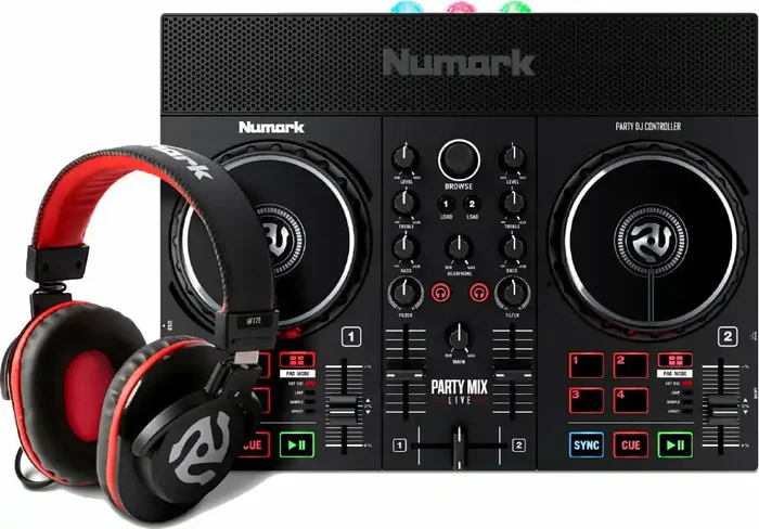 Numark Mix Live + HF175 Contrôleur DJ