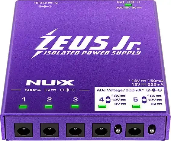 Nux Zeus Jr. Adaptateur d‘alimentation