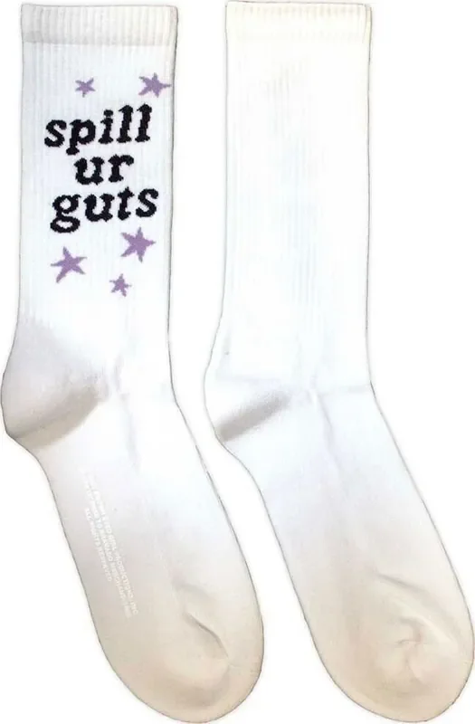 Olivia Rodrigo Chaussettes Spill Your Guts White 36-40