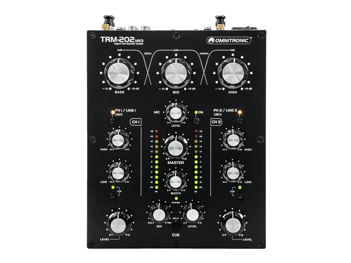 OMNITRONIC TRM-202MK3 – Mixeur Rotatif 2 Voies