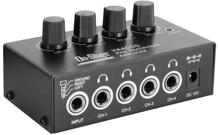 On-Stage HA4000 Amplificateur de guitare pour casque