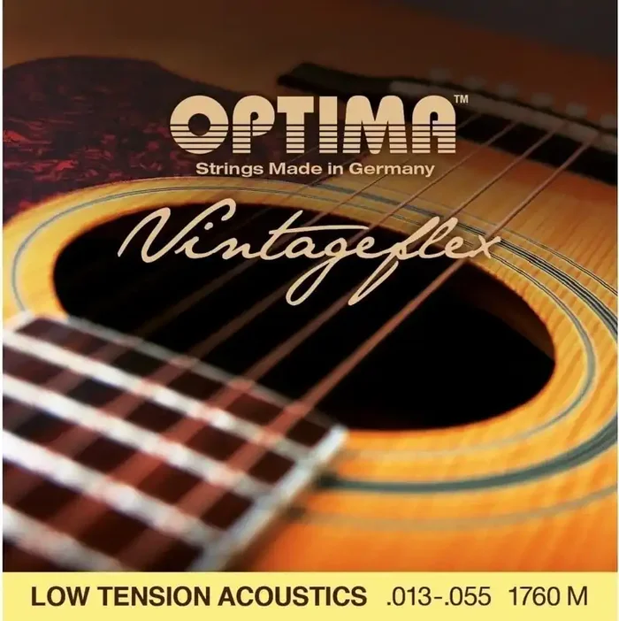 Optima 1760-M Vintageflex Acoustics Cordes de guitares acoustiques