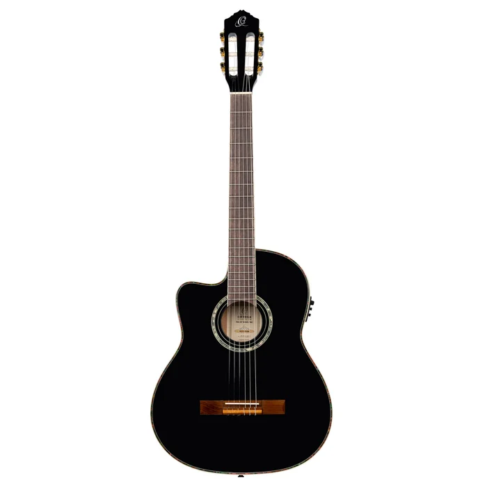 ORTEGA Lh Rce145 Spruce Slim Neck Black