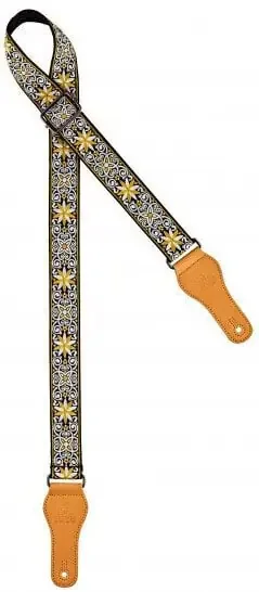 Ortega OCS-560U Sangle pour Ukulélés Classic Yellow