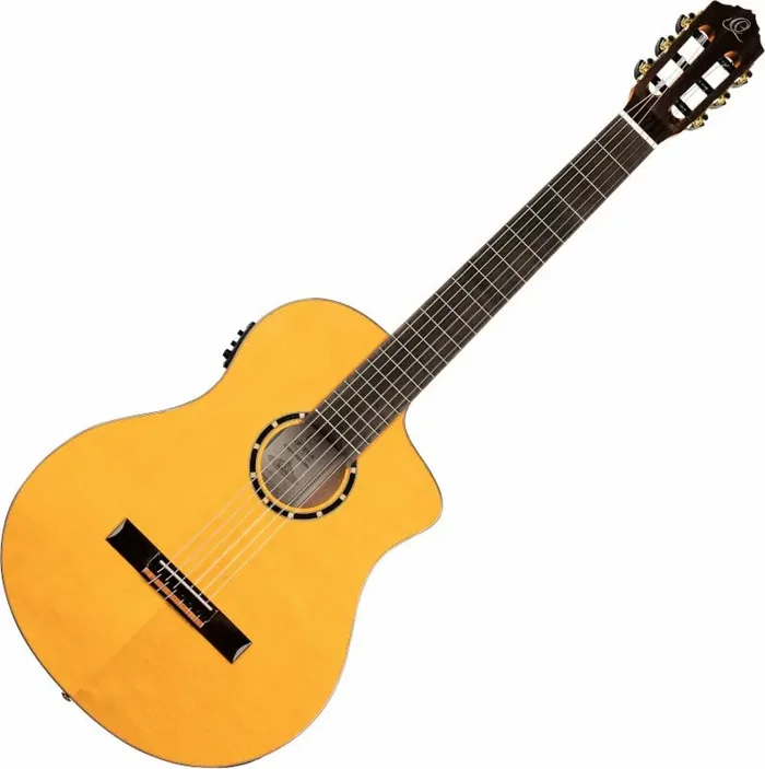 Ortega RCE170F 4/4 Stain Yellow Guitares classique avec préampli