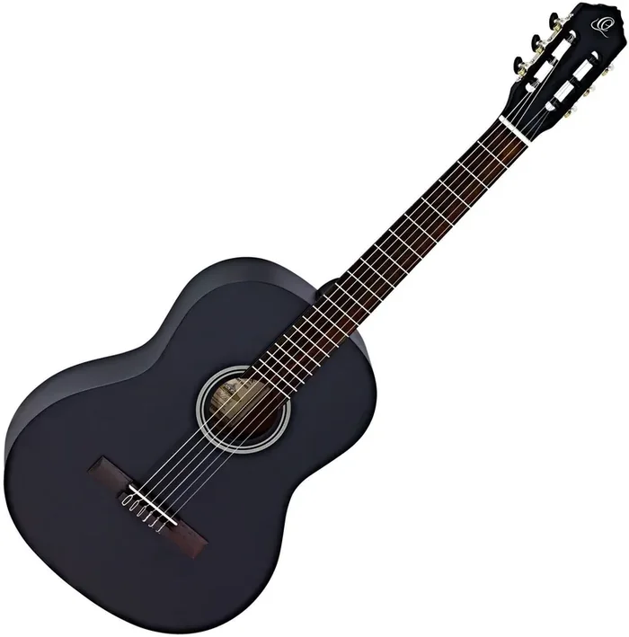 Ortega RST5MBK 4/4 Satin Black Guitare classique
