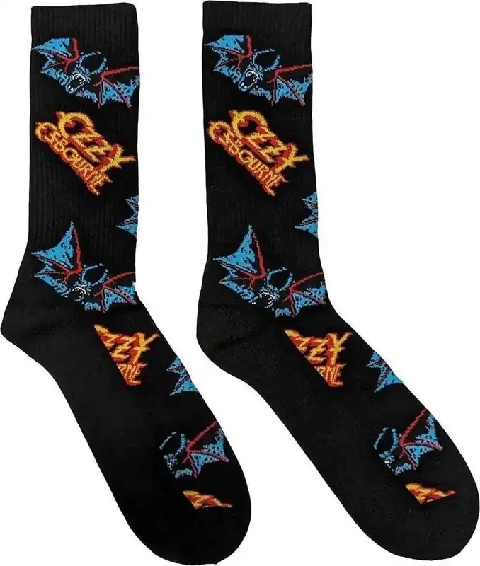 Ozzy Osbourne Chaussettes Logos & Bats Black 40-45
