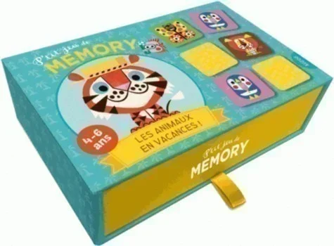 P&rsquo;TIT JEU DE MEMORY-ANIMAUX EN VACANCES