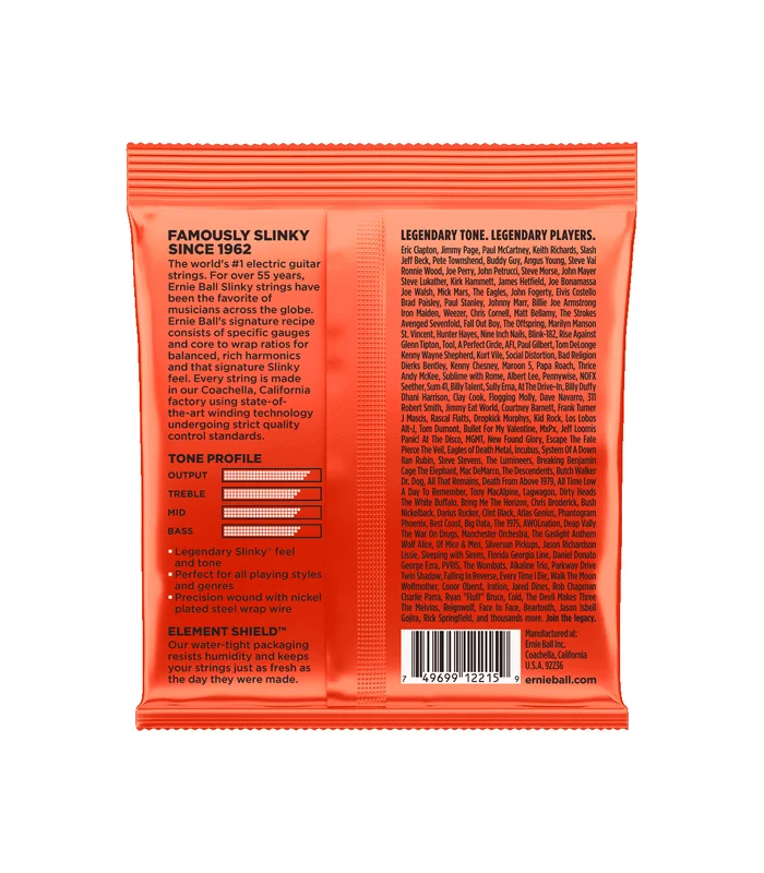 Pack de 3 jeux de Cordes pour Guitare Electrique Ernie Ball 3215 Skinny top heavy bottom 10-13-17-30-42-52 – Image 2
